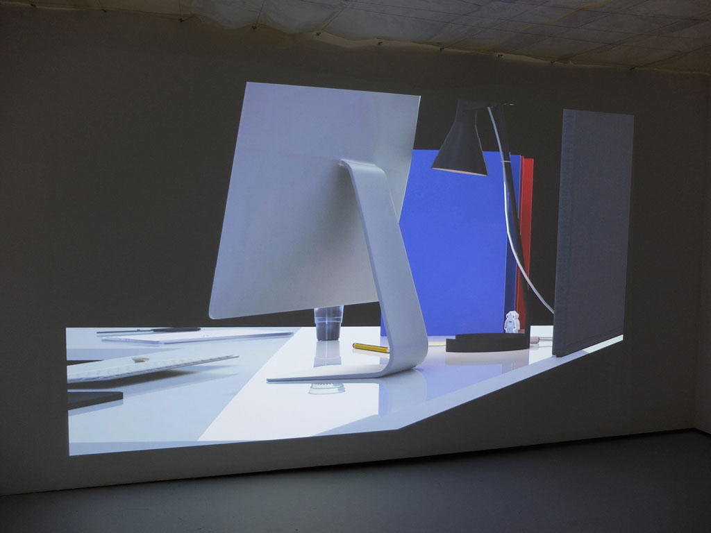 iimage of degree show installation of the Desk 2019